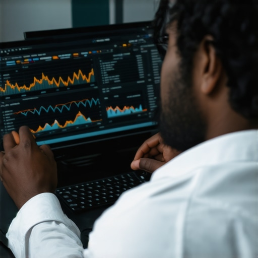 SEO analyst using AI-powered tools to analyze website performance