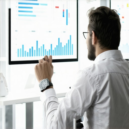 SEO strategist analyzing website schema markup and analytics for 2025