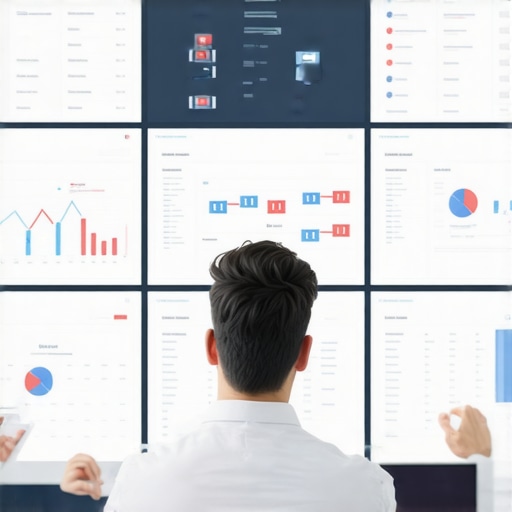 SEO professional analyzing structured data and AI analytics for advanced SEO strategies.