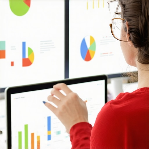 SEO expert reviewing website analytics and backlink profiles