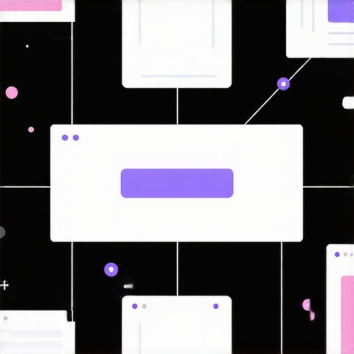 Relevance-Driven Backlink Network Digital illustration of interconnected niche websites with backlinks highlighting relevance and trust.